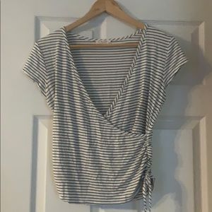 Vneck stripped shirt